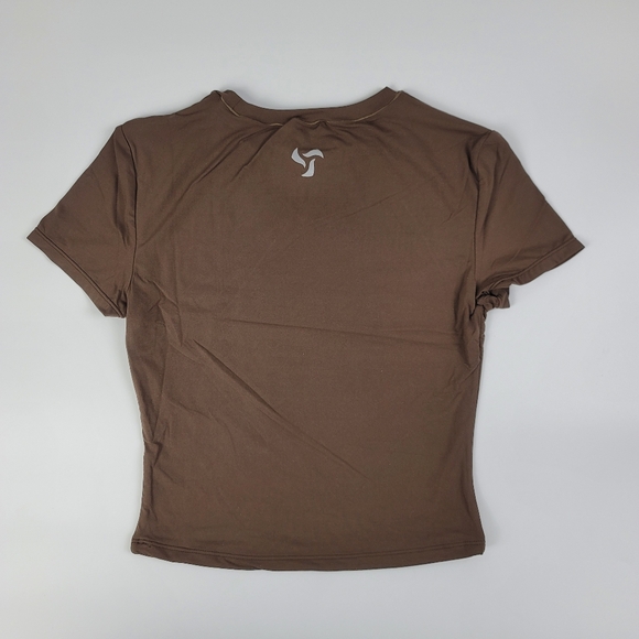 Pedigree SW | Evo-Dry BabyTee Crop Top - Brown - Picture 3 of 5